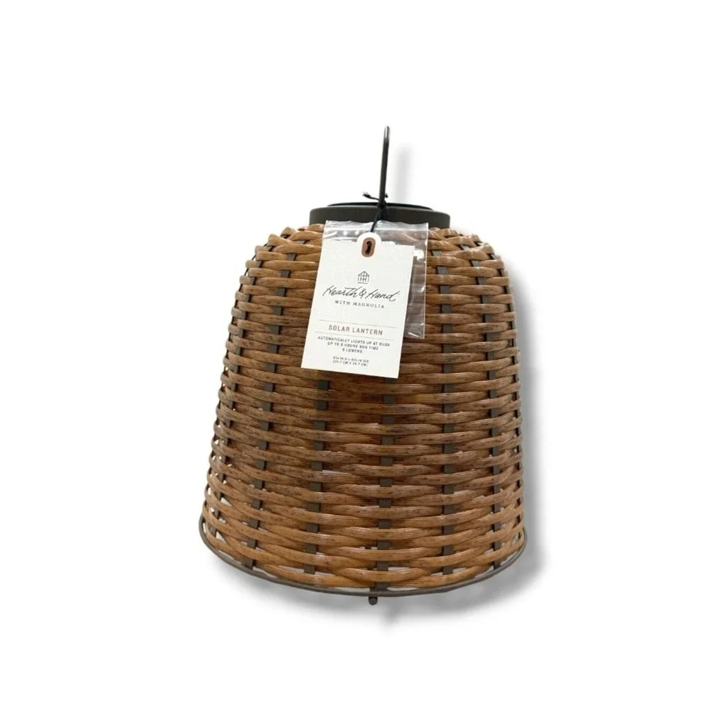 Woven Solar Lantern Small - Hearth & Hand Magnolia, Target